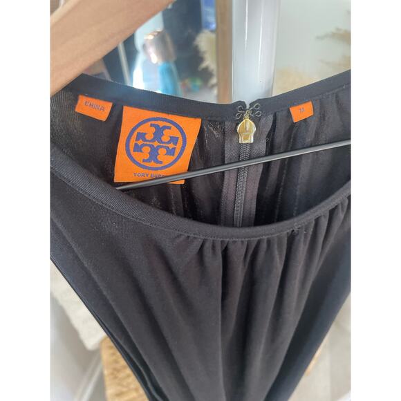 Tory Burch Silky Black Dress Medium - Picture 4 of 6